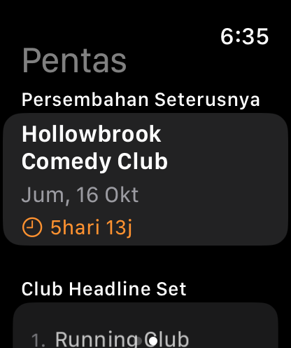 Bitbook pada Apple Watch: persembahan seterusnya, dengan Set di bawahnya