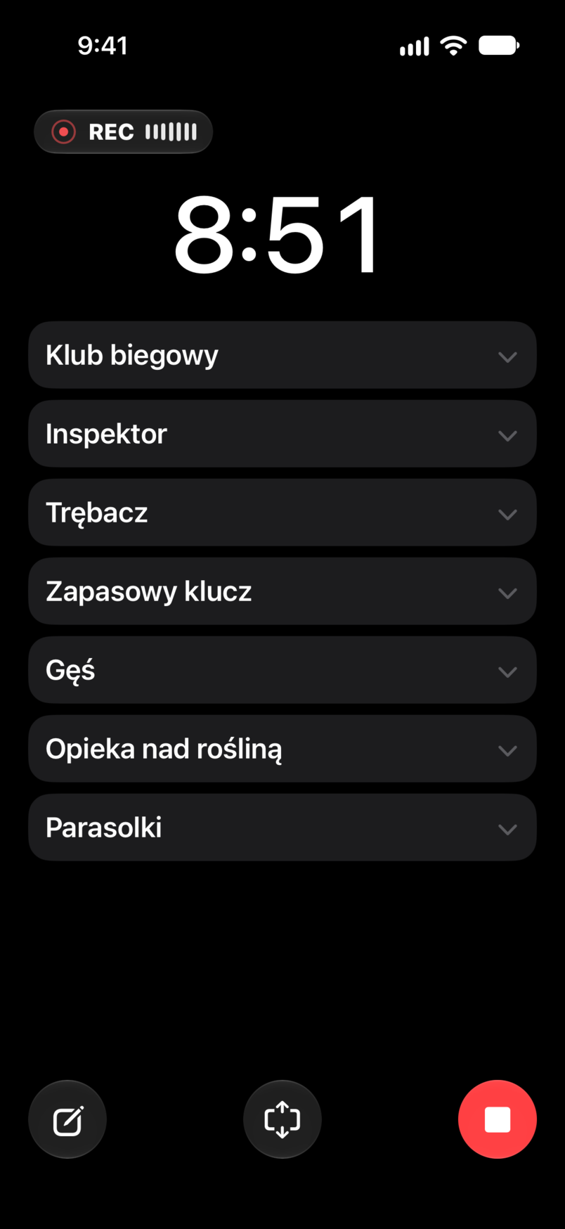 Występ na żywo: czas, który minął, i czas, który został, nagrywanie, a pod licznikiem set